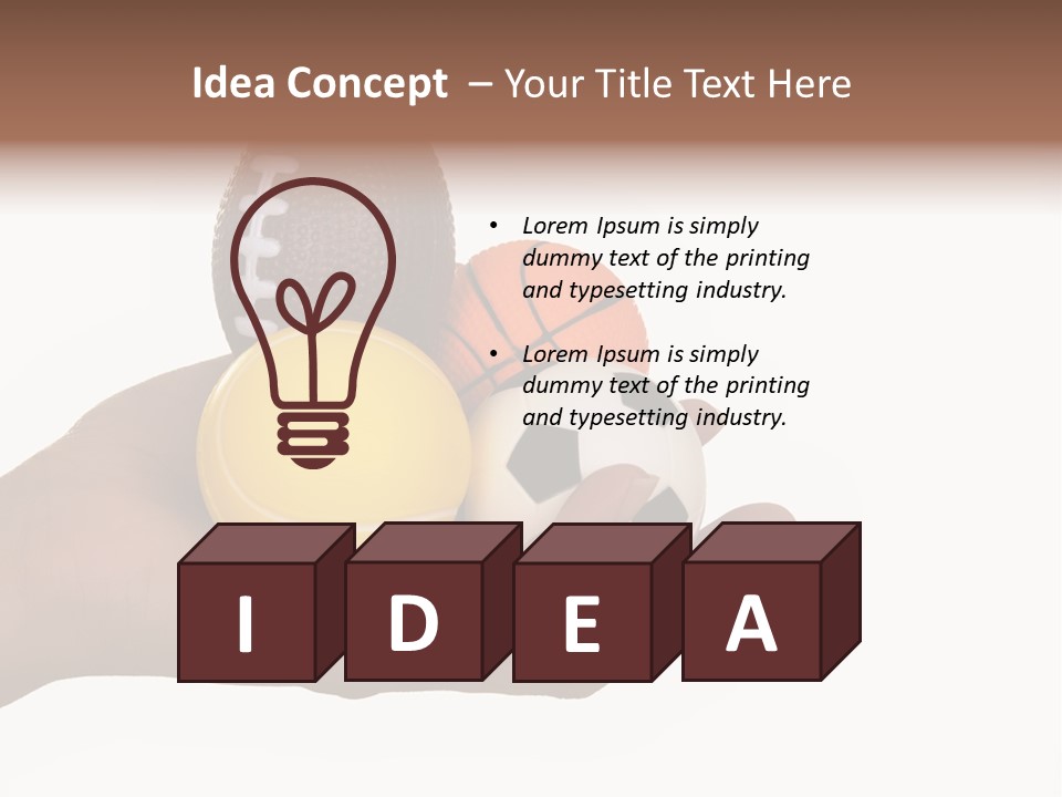 Decoration Caucasian Variety PowerPoint Template