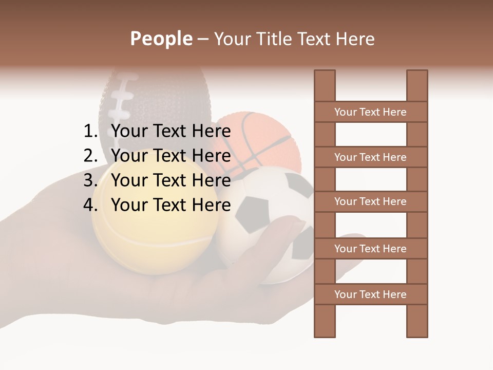 Decoration Caucasian Variety PowerPoint Template