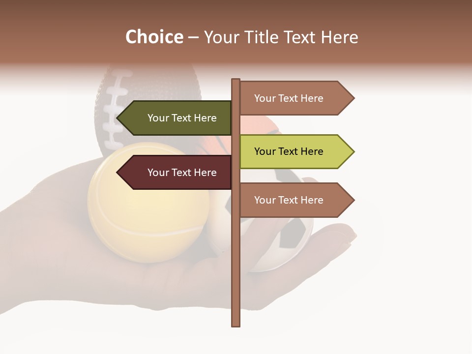 Decoration Caucasian Variety PowerPoint Template