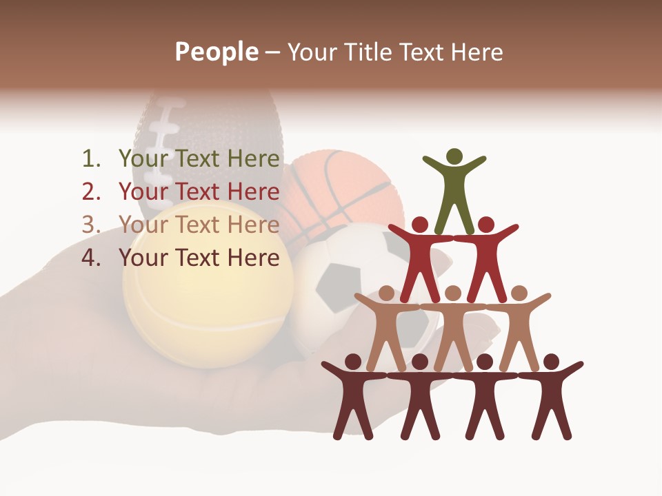 Decoration Caucasian Variety PowerPoint Template