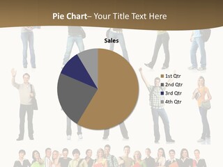 A Group Of People Standing In Different Poses PowerPoint Template