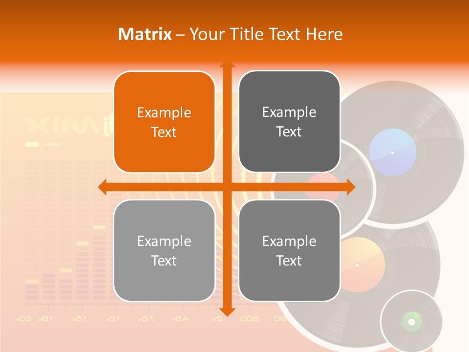 Trance Treble Blots PowerPoint Template