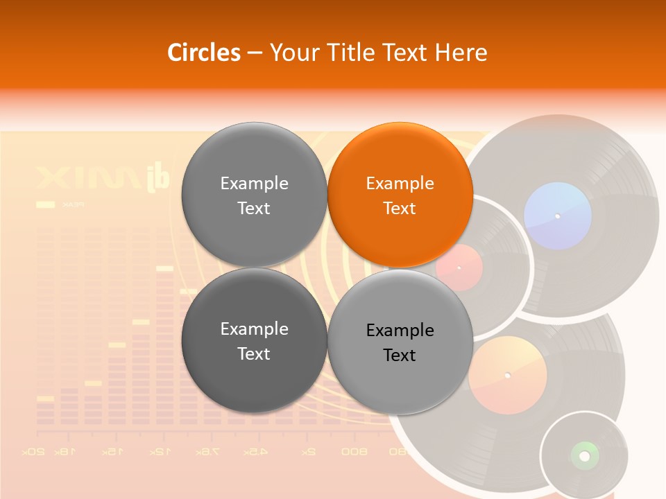 Trance Treble Blots PowerPoint Template