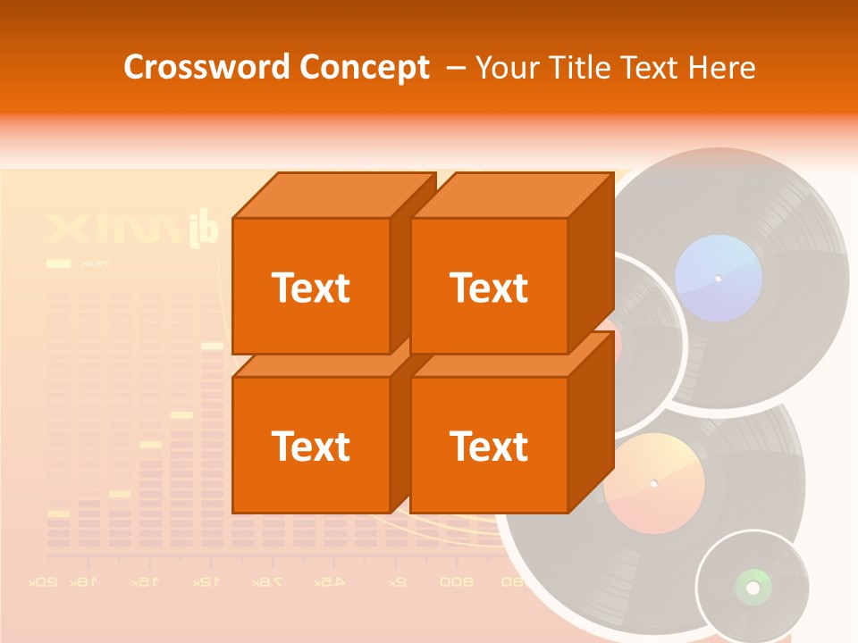 Trance Treble Blots PowerPoint Template