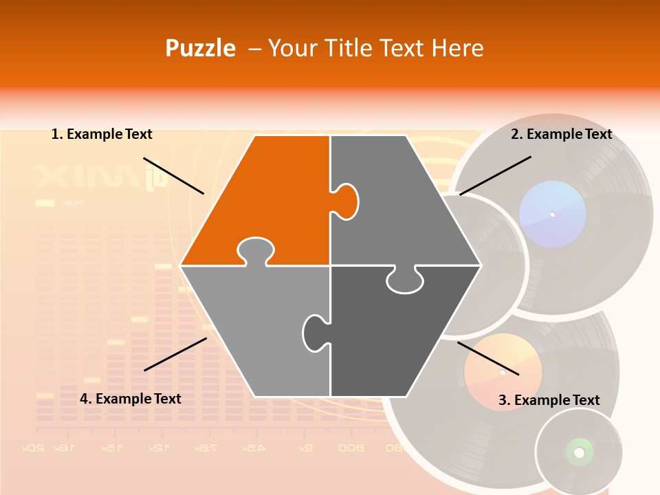 Trance Treble Blots PowerPoint Template