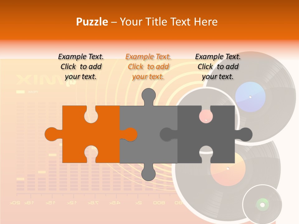 Trance Treble Blots PowerPoint Template