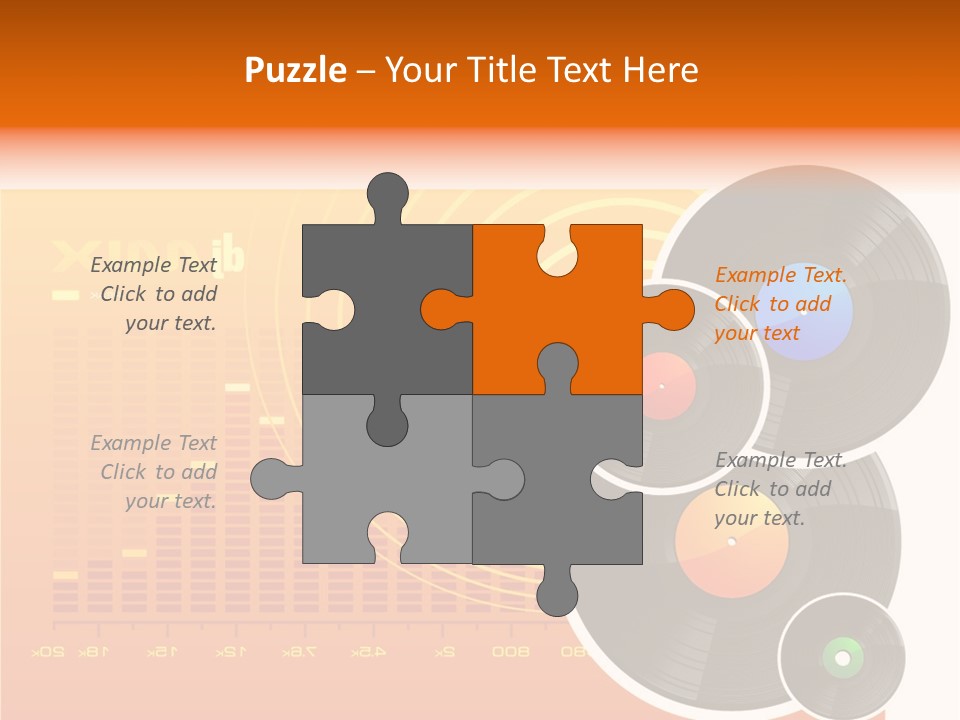 Trance Treble Blots PowerPoint Template