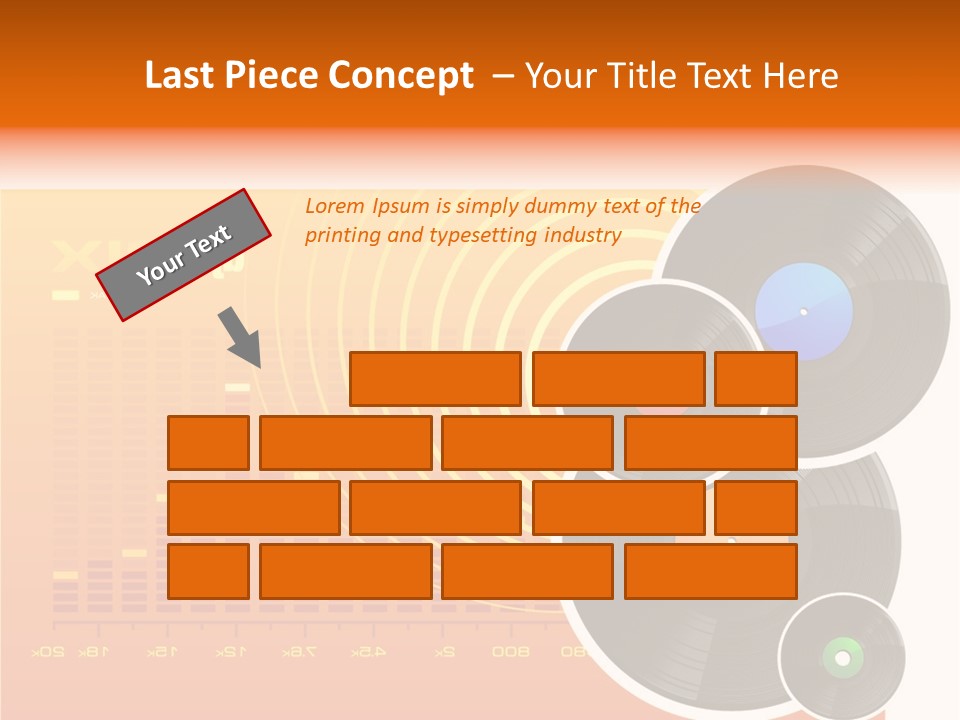 Trance Treble Blots PowerPoint Template