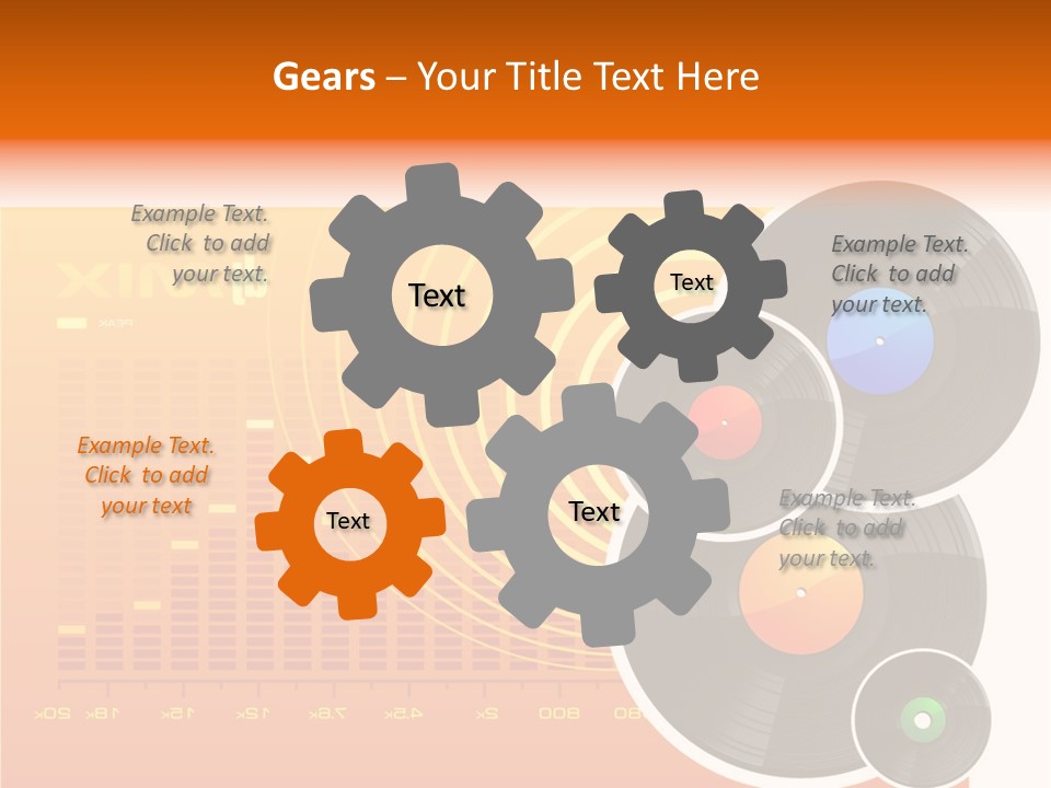 Trance Treble Blots PowerPoint Template