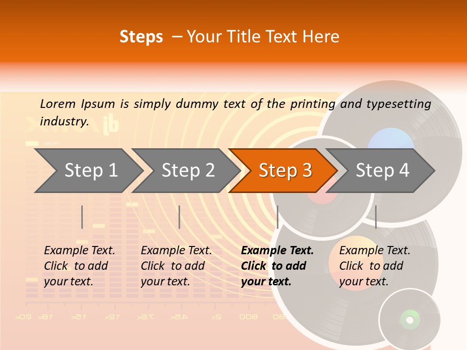 Trance Treble Blots PowerPoint Template