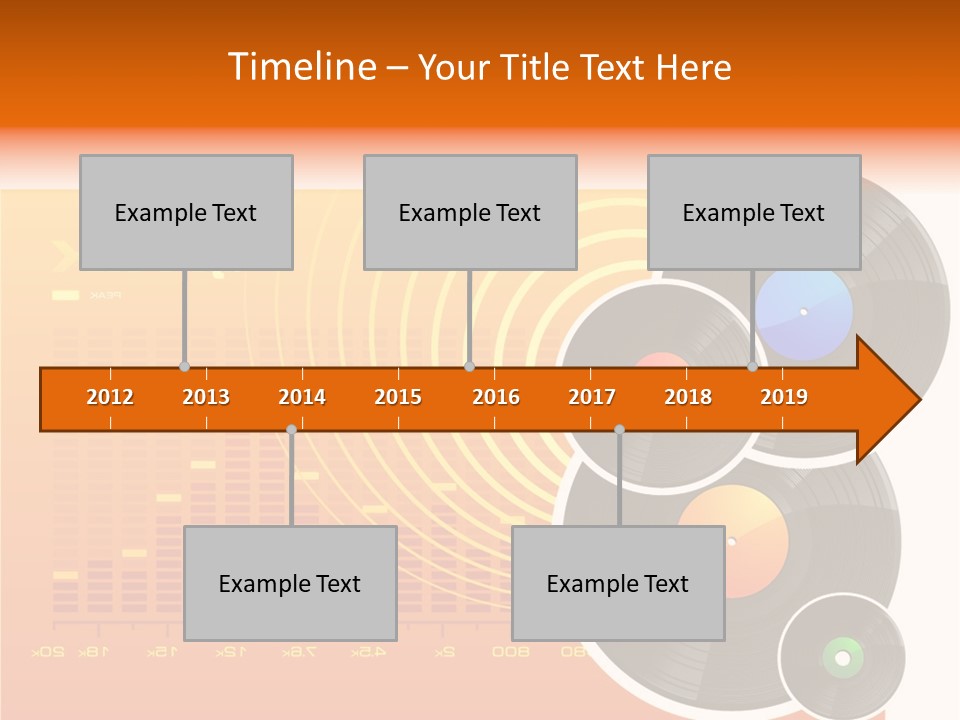 Trance Treble Blots PowerPoint Template