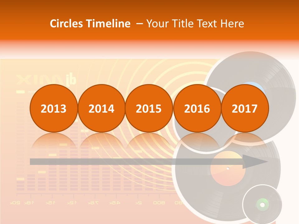 Trance Treble Blots PowerPoint Template