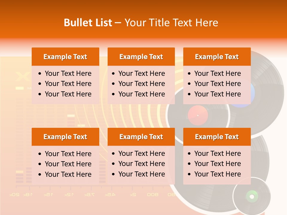 Trance Treble Blots PowerPoint Template