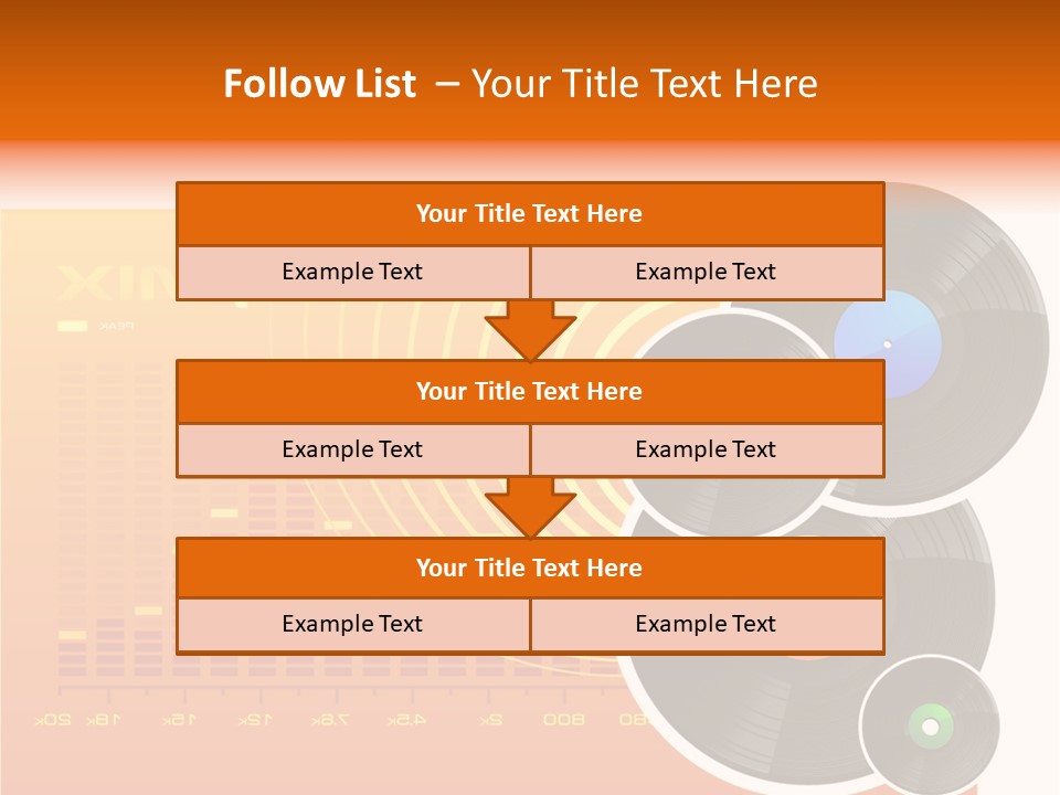 Trance Treble Blots PowerPoint Template