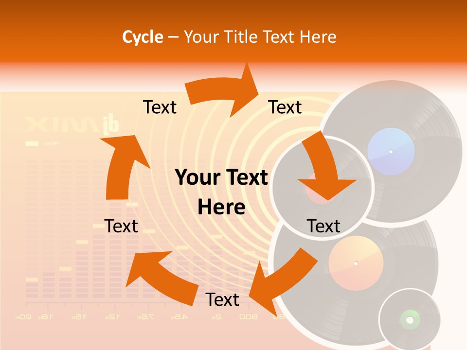Trance Treble Blots PowerPoint Template