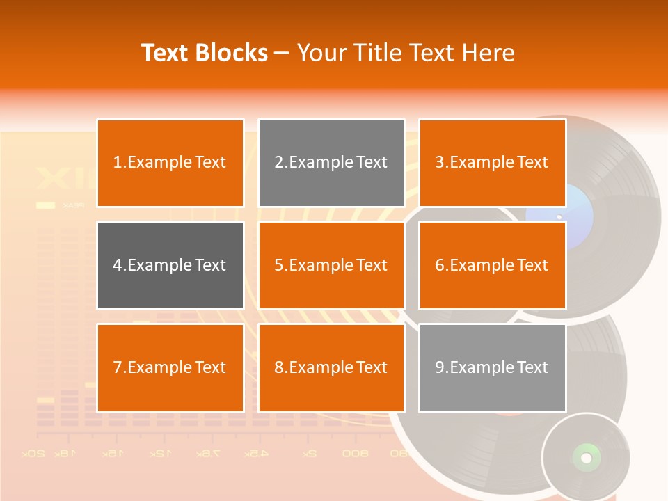 Trance Treble Blots PowerPoint Template
