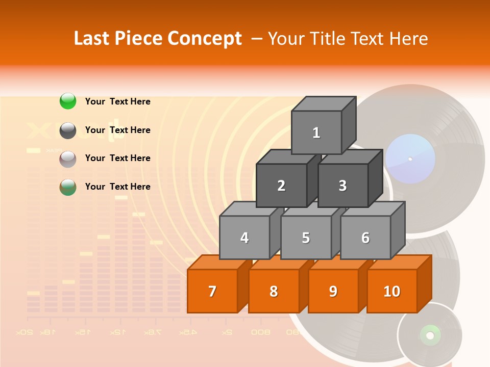 Trance Treble Blots PowerPoint Template