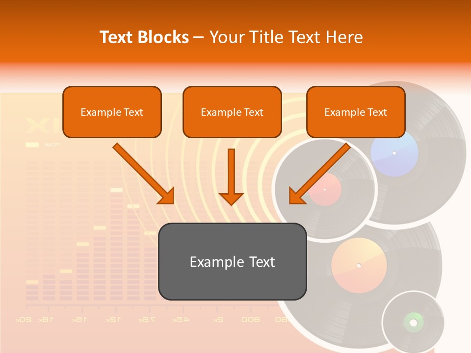 Trance Treble Blots PowerPoint Template