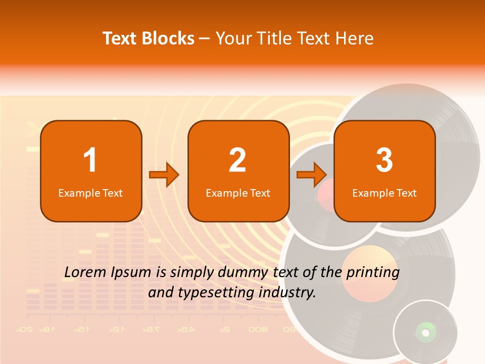 Trance Treble Blots PowerPoint Template