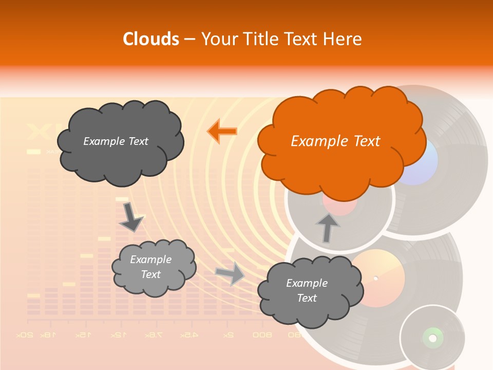 Trance Treble Blots PowerPoint Template