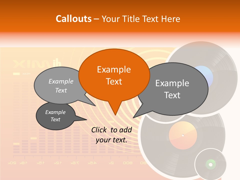 Trance Treble Blots PowerPoint Template