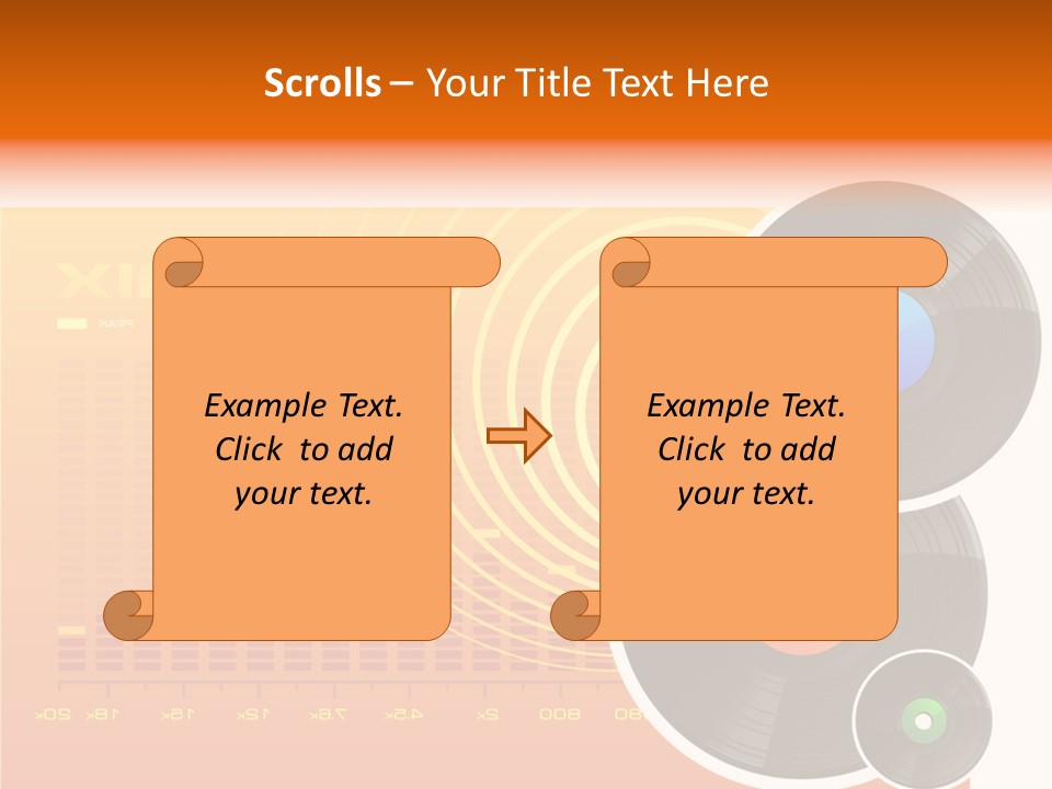 Trance Treble Blots PowerPoint Template