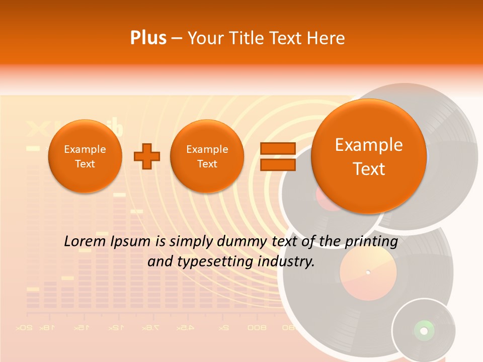 Trance Treble Blots PowerPoint Template