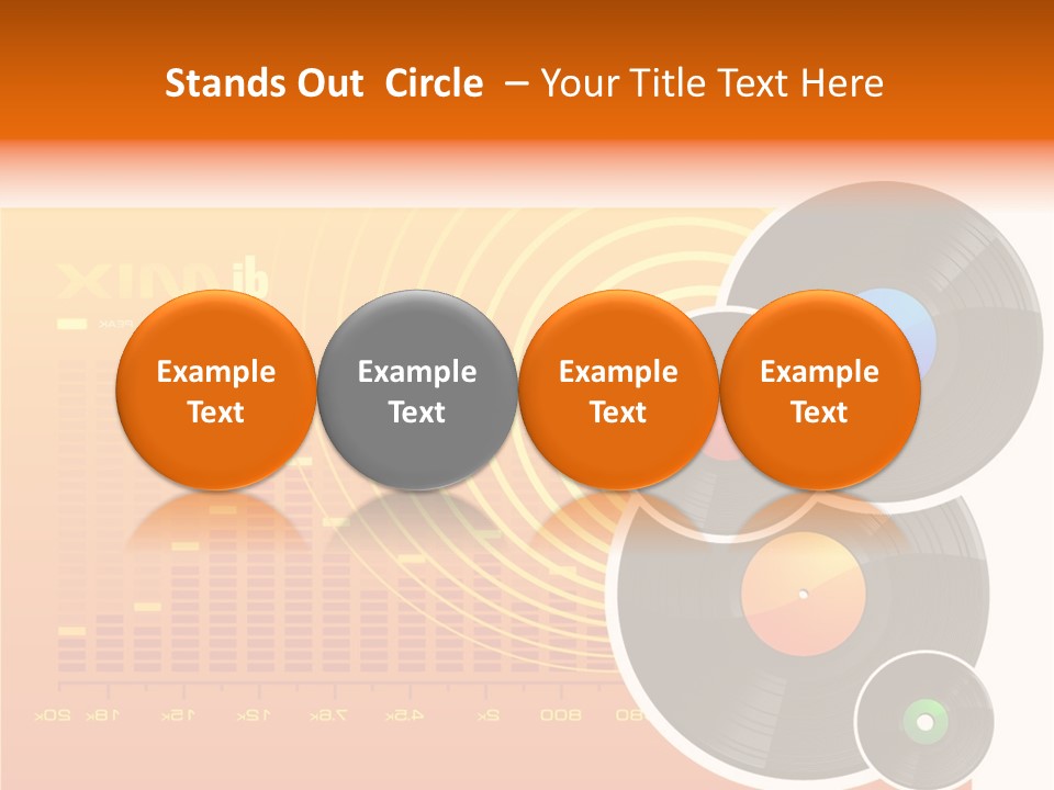 Trance Treble Blots PowerPoint Template