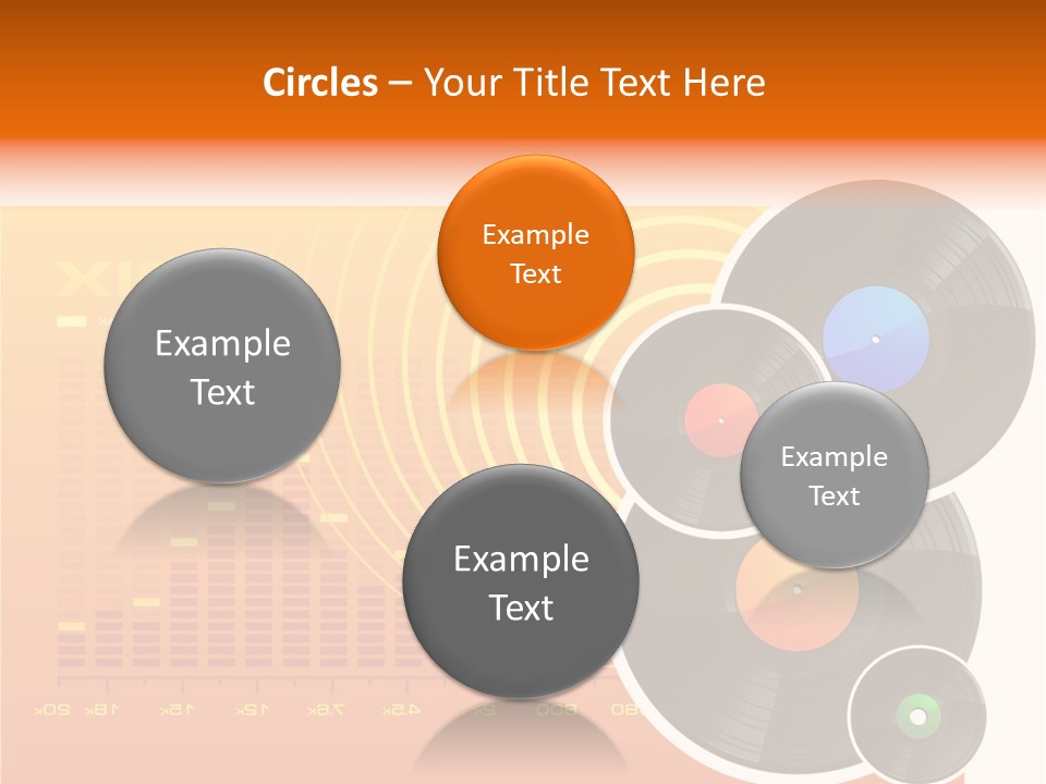 Trance Treble Blots PowerPoint Template