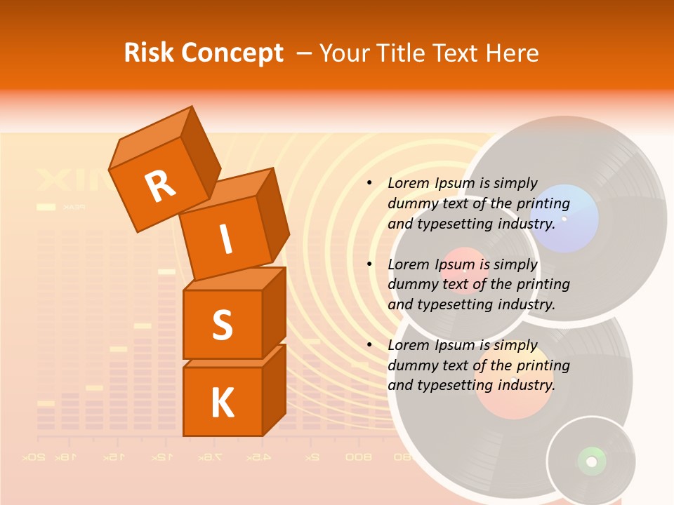 Trance Treble Blots PowerPoint Template