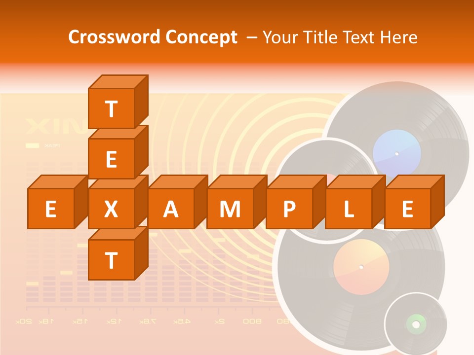 Trance Treble Blots PowerPoint Template