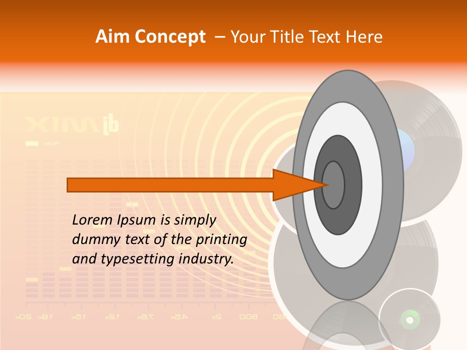 Trance Treble Blots PowerPoint Template