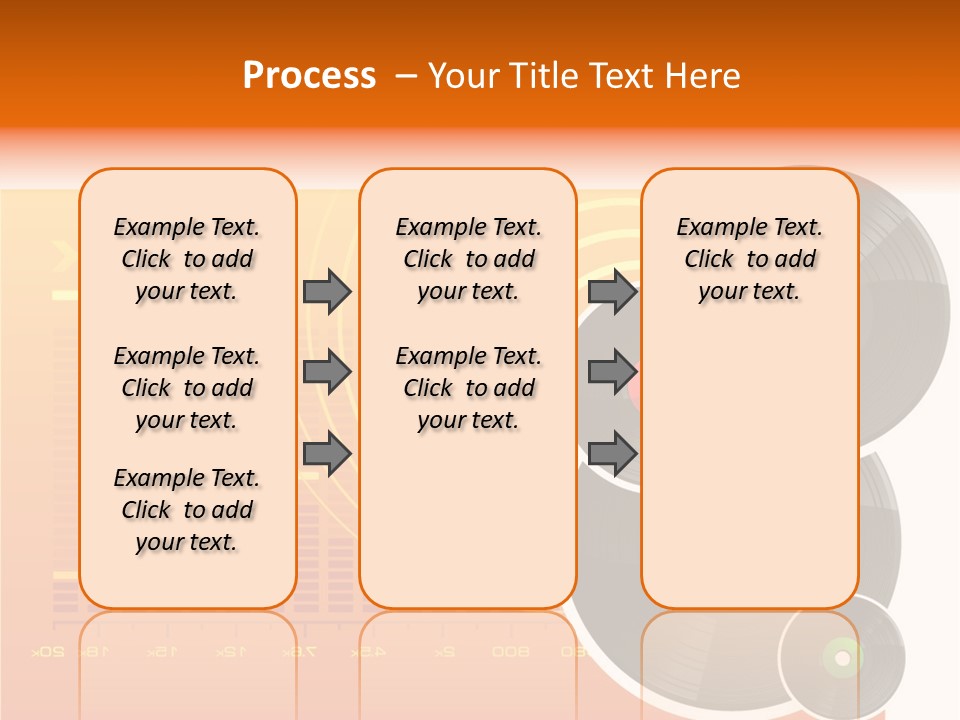 Trance Treble Blots PowerPoint Template