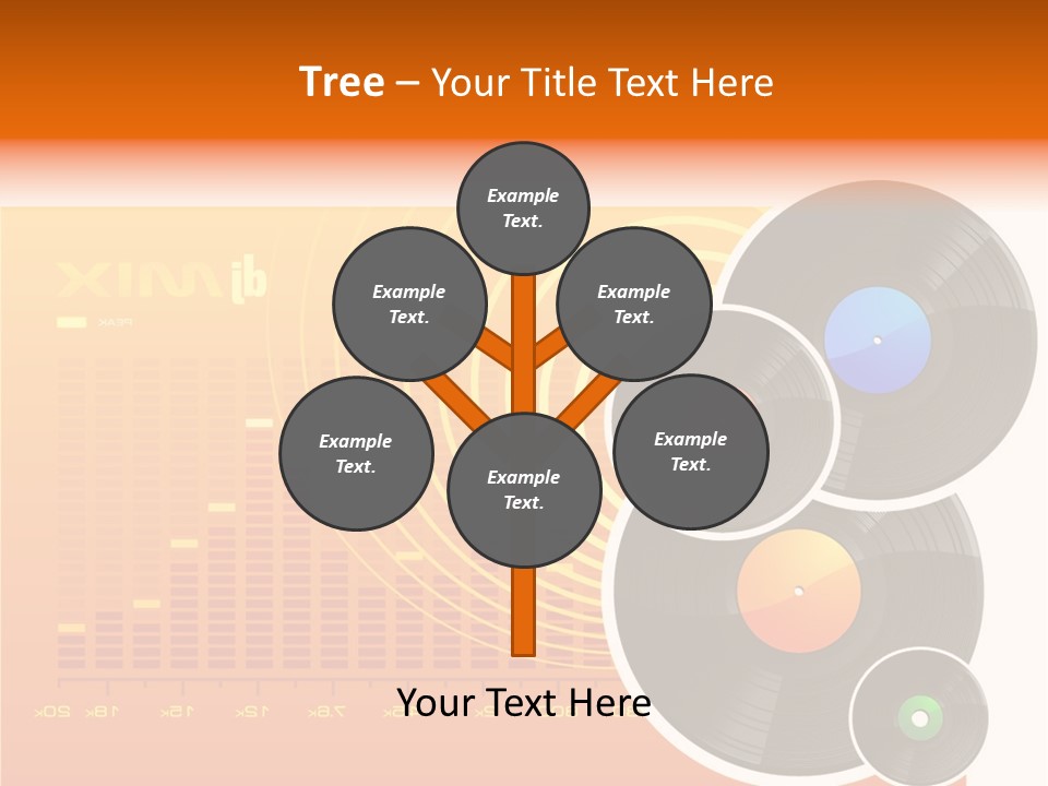Trance Treble Blots PowerPoint Template