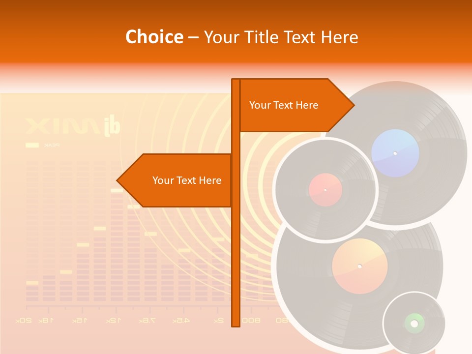 Trance Treble Blots PowerPoint Template