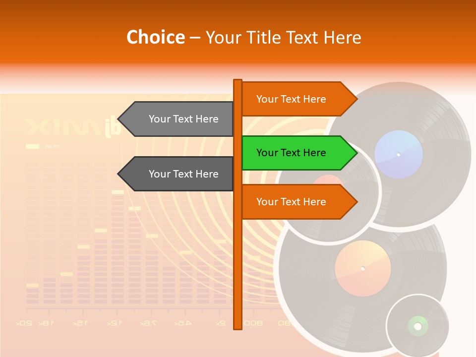 Trance Treble Blots PowerPoint Template