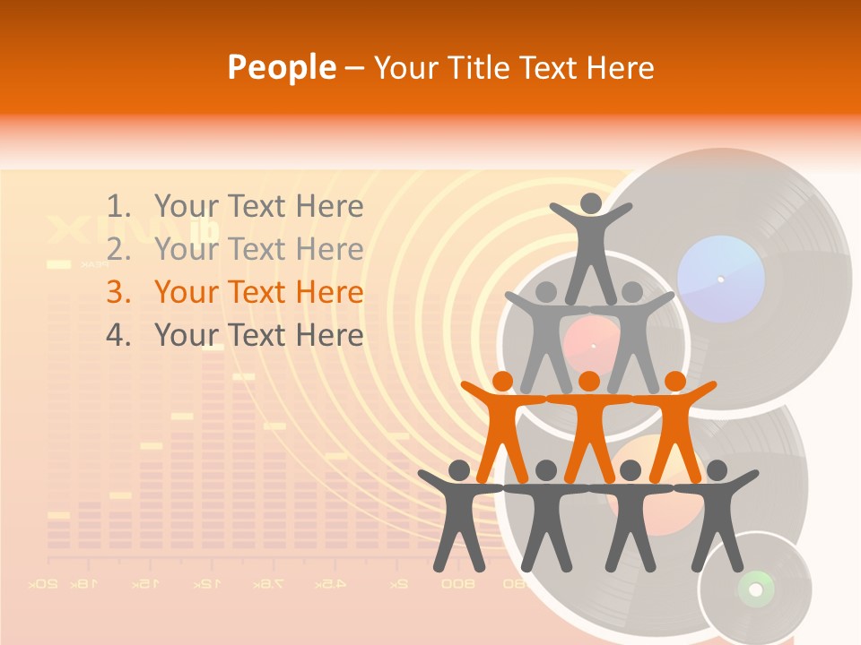 Trance Treble Blots PowerPoint Template