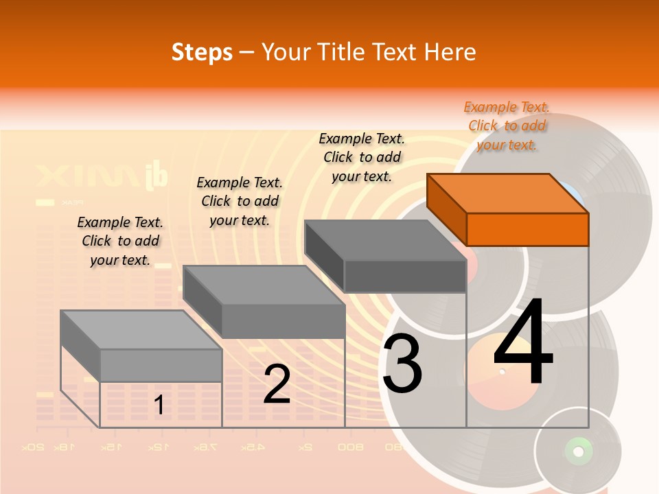 Trance Treble Blots PowerPoint Template