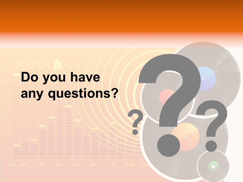 Trance Treble Blots PowerPoint Template