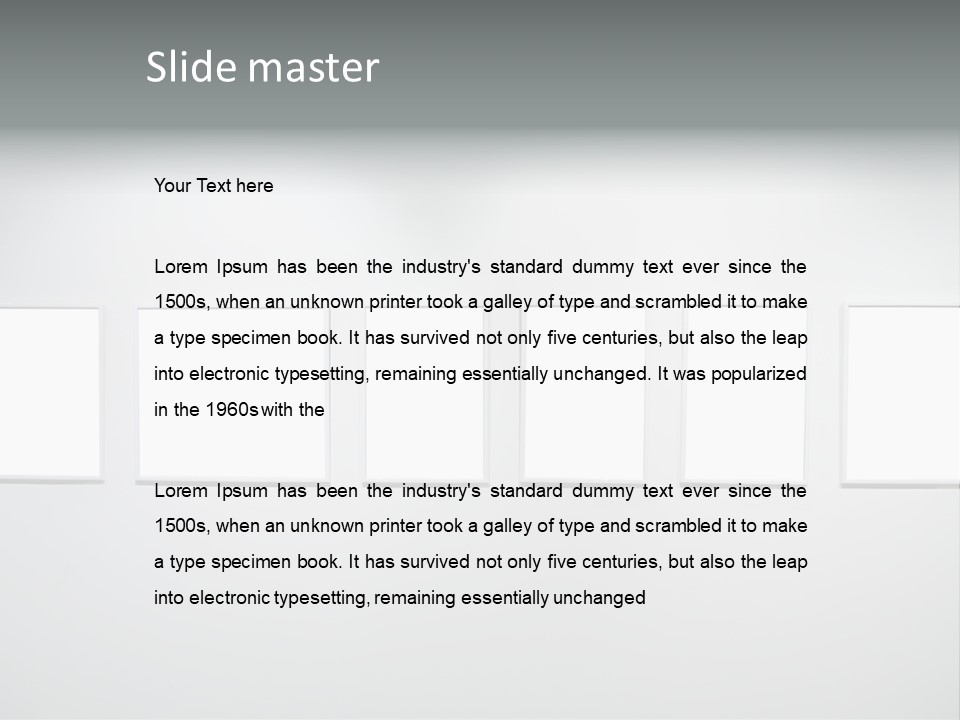 Frame Paintings Horizontal PowerPoint Template