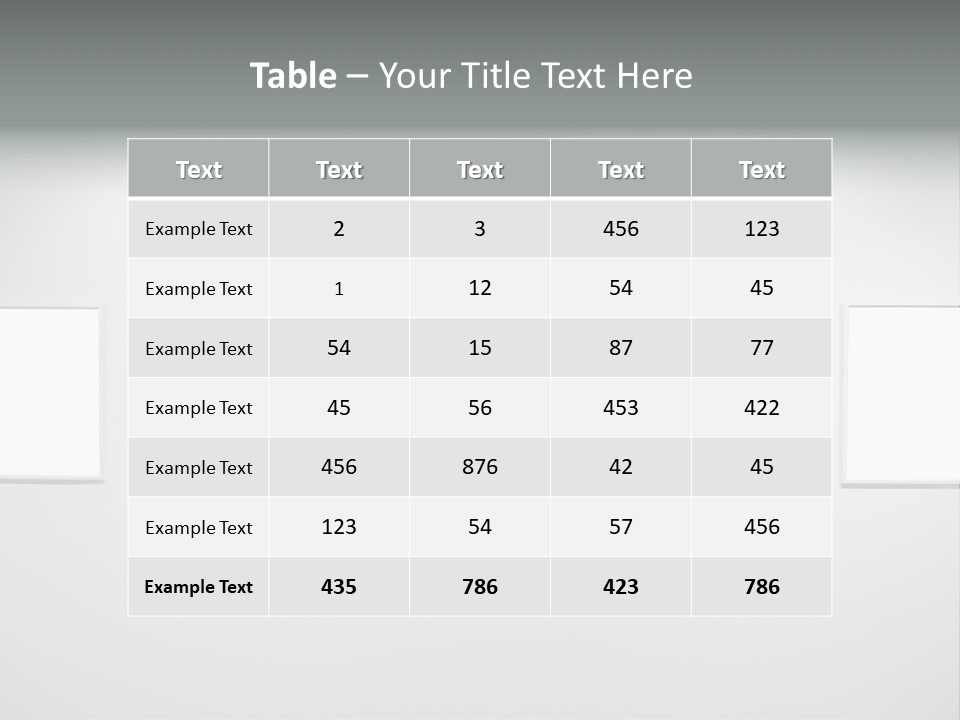 Frame Paintings Horizontal PowerPoint Template
