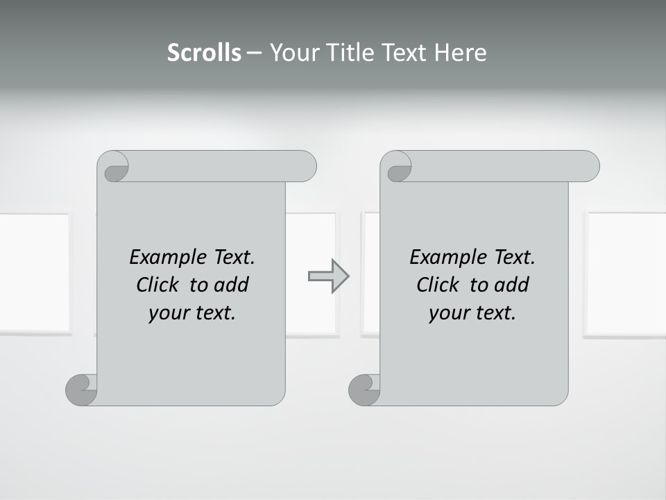Frame Paintings Horizontal PowerPoint Template