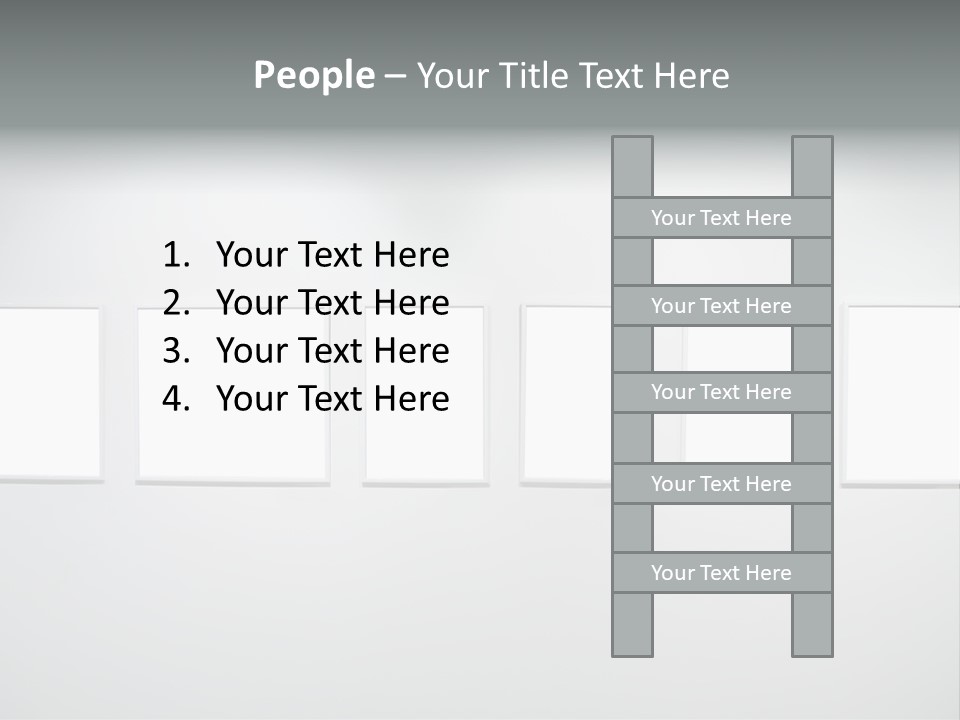 Frame Paintings Horizontal PowerPoint Template
