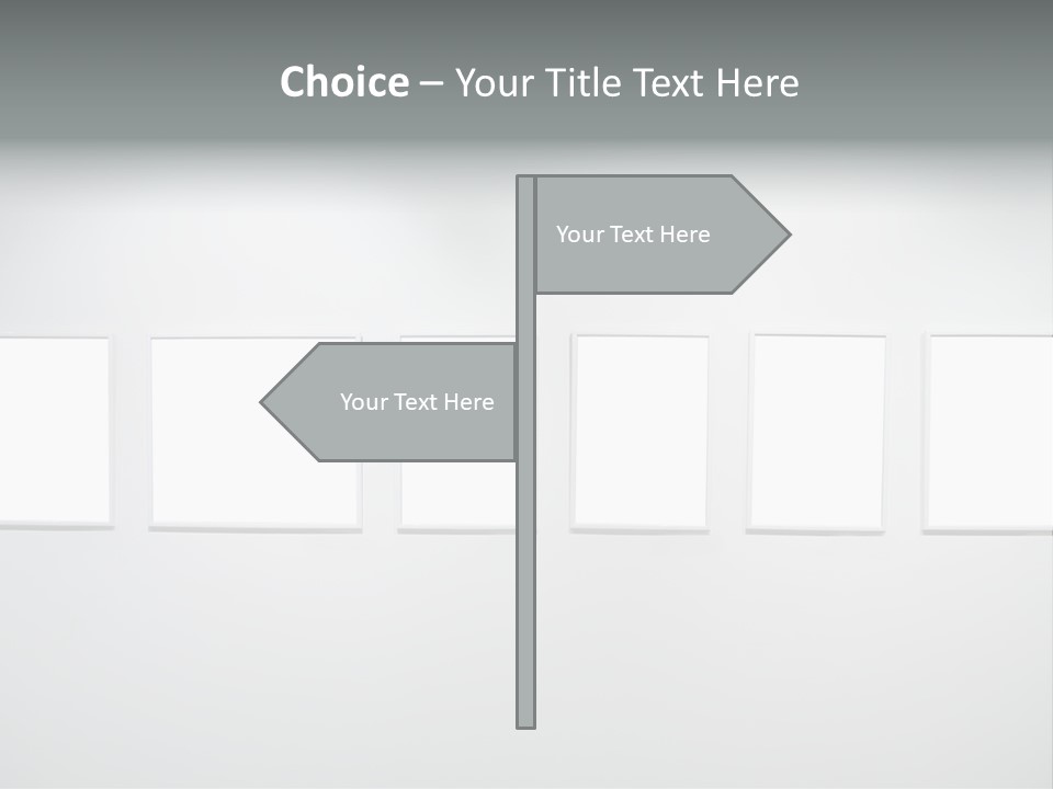 Frame Paintings Horizontal PowerPoint Template