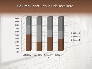 Indoors Cement Block PowerPoint Template