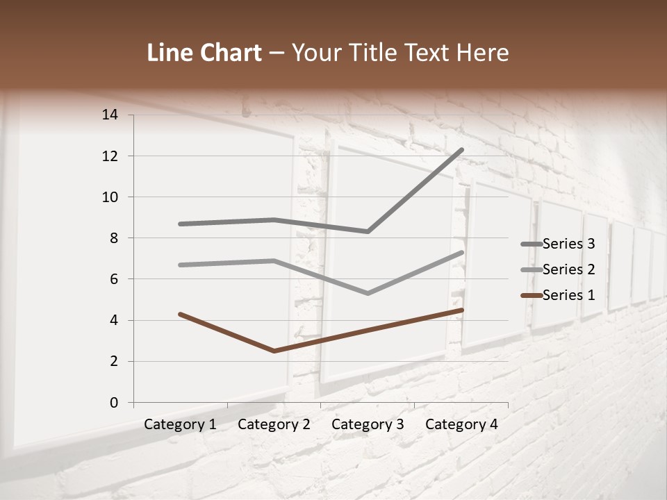 Indoors Cement Block PowerPoint Template