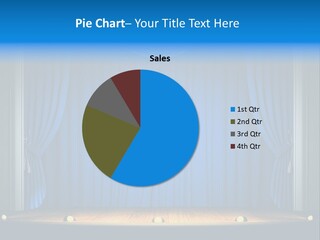 Textile Beginning Shadow PowerPoint Template