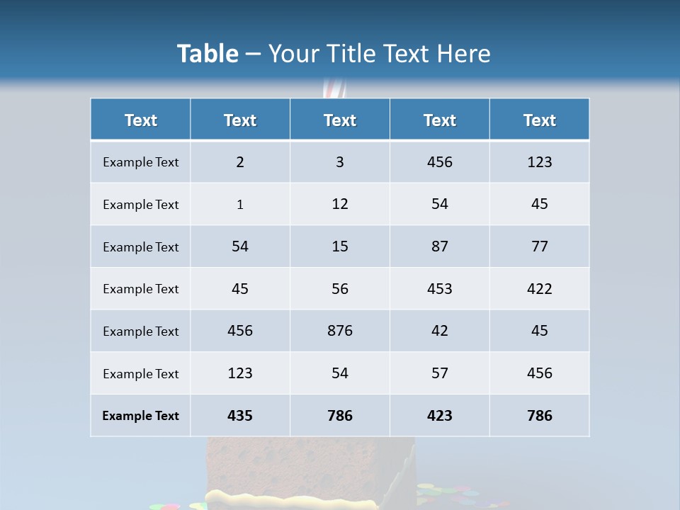 Birthday Party Burn PowerPoint Template