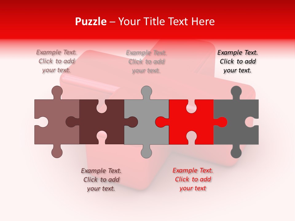 Implementation Jigsaw Playing PowerPoint Template