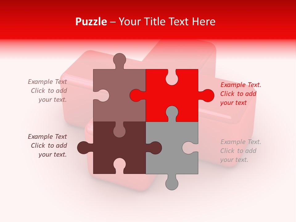 Implementation Jigsaw Playing PowerPoint Template